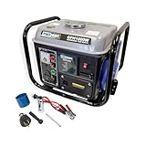 POWER HUNT Generador Portátil1000w Monofásico A Gasolina moto 2 tiempos con 120 volts tanque de...