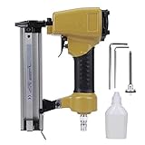 Chiodatrice e cucitrice pneumatica F32 con componenti in acciaio inossidabile e corpo in alluminio - Strumento di livello industriale per la lavorazione del legno, finiture