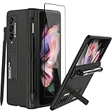 🌈 [Materialprozess]: Samsung Galaxy Fold 3 hülleHergestellt aus hochwertigem beschichtetem PC-Material, schlankes und leichtes Design, ausgezeichnetes Gefühl, bequem, rutschfest und hautfreundlich, perfekte Haptik. Unterstützt kabelloses Aufladen, keine Notwendigkeit, die Handyhülle zu entfernen
