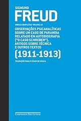 Capa de Freud (1911-1913) "O caso Schreiber" e outros textos - Obras completas volume 10