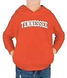Wild Bobby State of Tennessee College Style White Fashion Toddler Pullover Fleece Hoodie, Orange, 5T/6T