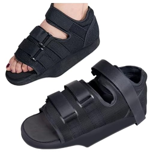 OrtoPrime Zapato Postoperatorio en Talo Ajustable - Calzado ortopédico para operación del pie - Zapato BILATERAL Postquirúrgico (TALLA L (42-44)
