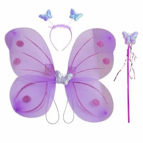 Royals Fairy Butterfly Wings (Purple) | Costume for Baby Girls Birthday Party | Party Gift for Kids | Fairy Wing Costume | Fairy Angel (B0C7L8YNVS) Amazon Price History, Amazon Price Tracker
