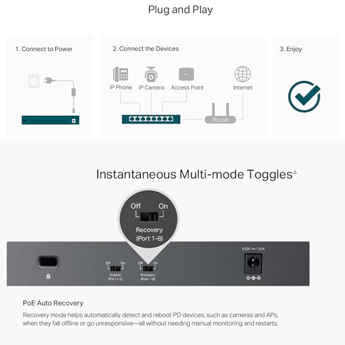 Tp link Litewave Ls108gp Commutateur Réseau Non géré Gigabit Ethernet - vue 9