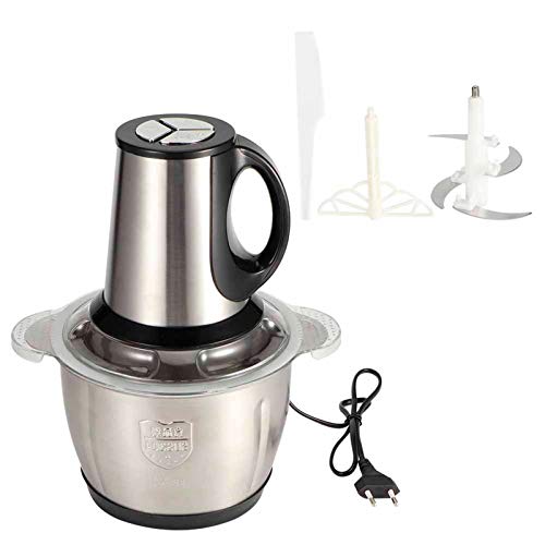 Food Chopper, Electric Meat Grinder, Detachable 3 Speeds 3L for Kitchen Home