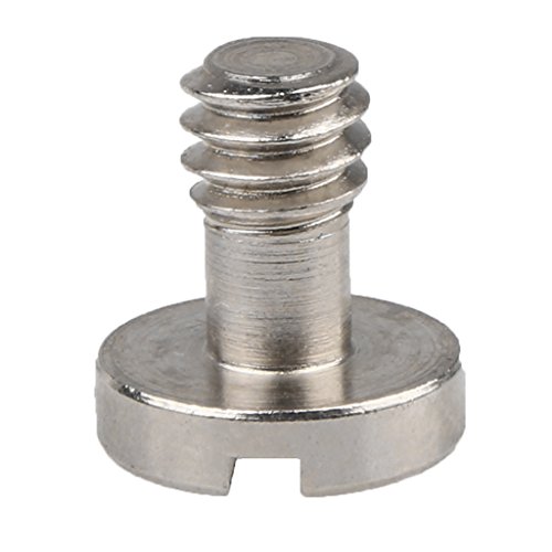 Parafuso de montagem de câmera de 6,35 mm para tripé monopé placa de liberação rápida LS009