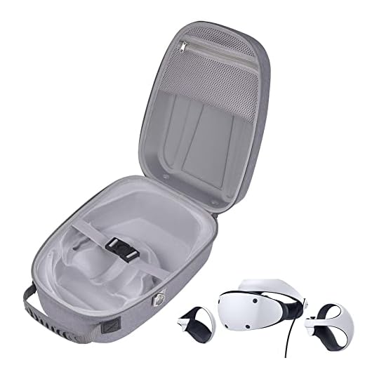Estojo de transporte rígido para Meta/para Oculus Quest 2 All-in-One VR Gaming Headset e Touch Controllers, Protective Bag Organizer Portable Transport Storage Storage Bag Handle para PS VR2