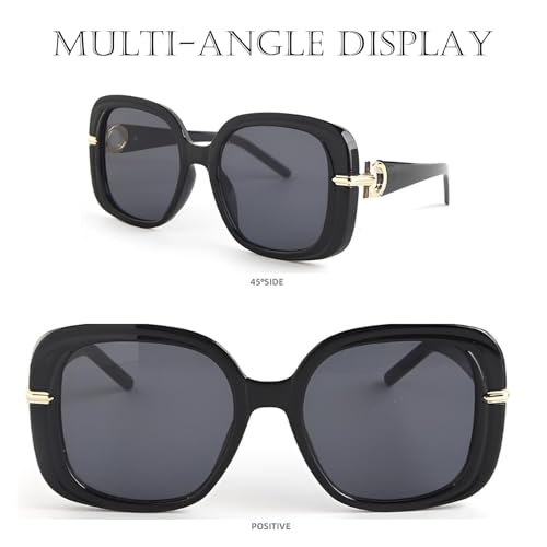 Fashion Oversized Square Women and Men Sunglasses Vintage Hollow Luxury Sun Glasses UV400 Gradient Shades4