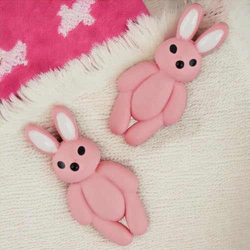 Image of Lucky Jewellery Designer Trendy Teddy And Rabbit Design Earring Stylish Teddy Bear Stud Earing | Cute Cartoon Earrings For Girls & Women (CHEP-TEDDY-PARENT)