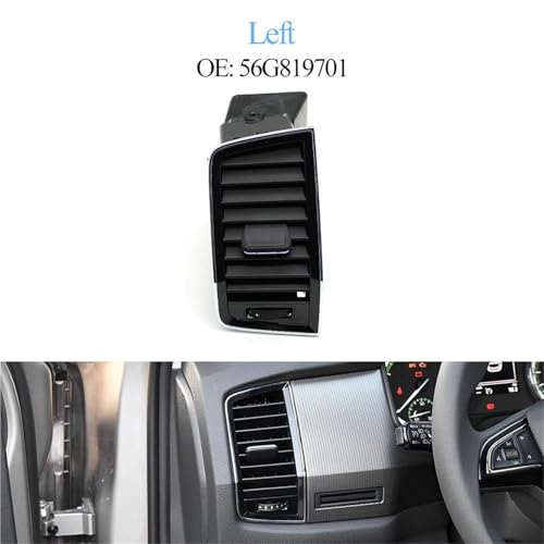Ensemble grille ventilation Skoda Kodiaq 2016-2022 buse aération gauche tableau de bord