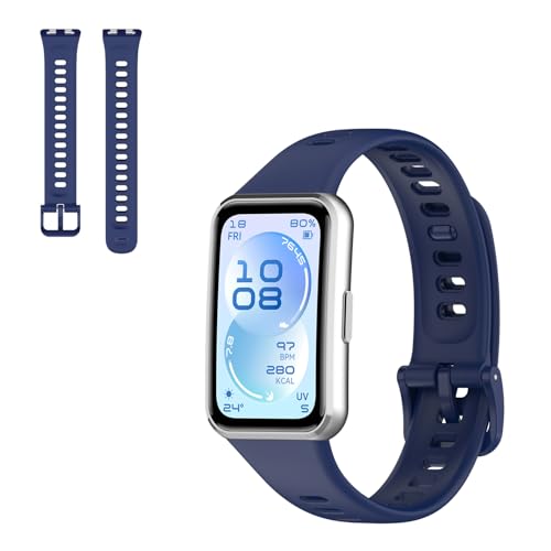 For Huawei Band 11 Pro/Band 11 �o���h �R���p�`�u�� �����x�� �X�|�[�c�X�g���b�v �����x���g �X�|�[�c �V���J�Q�� �o�b�N���t�� �t�@�b�V���� ��� �j�����p �T�C�Y�����\ �אg �_�炩������C���ʋC���̃V���R���i�_�[�N�u