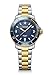 Produktbild WENGER Unisex Armbanduhr Seaforce Small Ø 35 mm, Swiss Made, Analog Quarz, Wasserdicht bis 200 m, Edelstahl-Armband, Blau/Gold/Silber, 01.0621.114