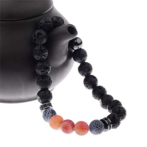 Pure lava rock en bijoux de vêtements pour le style étudiant de mode - 3