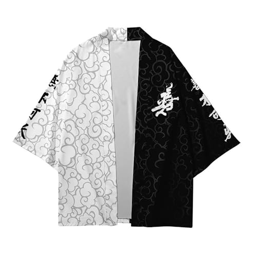 Image of Women's and Men Cardigan Jackets Lightweight Japanese Kimono Long Sleeves Open Front Coat