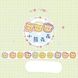 cute washi tape card La trabajabilidad es buena y se puede quitar rápidamente después de su uso sin dejar ningún pegamento residual. Fácil de rasgar a mano, no fácil de romper, la cinta se puede quitar en su totalidad después de su uso.