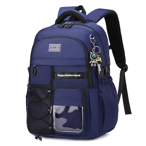 Tanou Schulrucksack Jungen, Wasserabweisend Rucksack Schule Teenager 10-18...