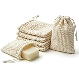 6 Stück Seifensäckchen, Nylon Seifenbeutel, Seifensack Zum Duschen, Sicherer und Langlebiger...