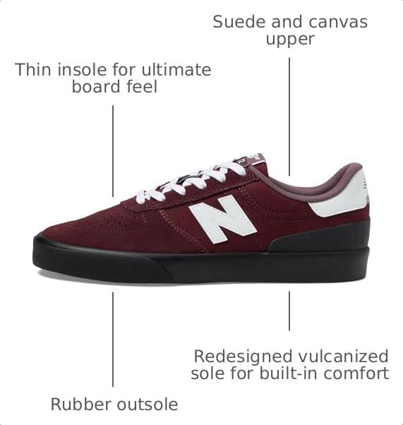 Image of New Balance Men's Numeric 272 Skateboarding Shoes