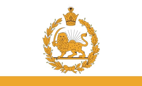 Drapeau de la Perse ancien pour collectionneur d'histoire