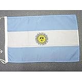 AZ FLAG - Flagge Argentinien - 45x30 cm Mit Kordel - Argentinische Fahne 30 x 45 cm - Flaggen