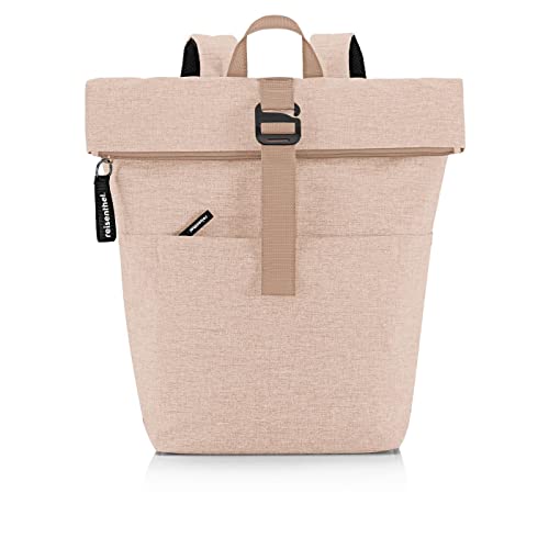 reisenthel rolltop backpack - urbaner und stylischer Rucksack, modernes Design, geräumiger Rucksack für Freizeit, Arbeitsweg und City-Trip, Couleur:twist coffee
