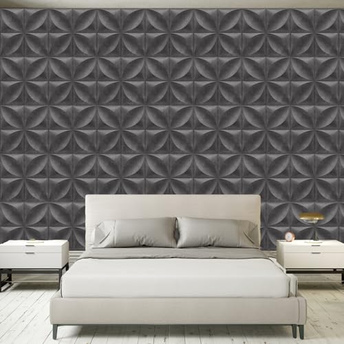 Image of Kayra Decor 3D PVC Wall Panel Butterfly Design Nexa Gray Color 19.7 inch x 19.7 inch (Pack of 40) - Covers 107.80 Sq. Ft.