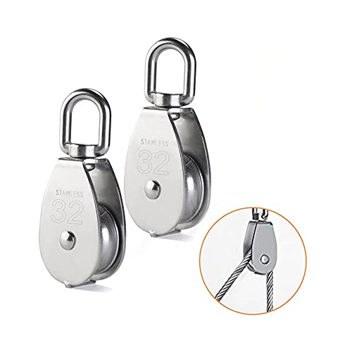 Polea de inversión, bloque de acero inoxidable 304, polea de 32 mm Cover