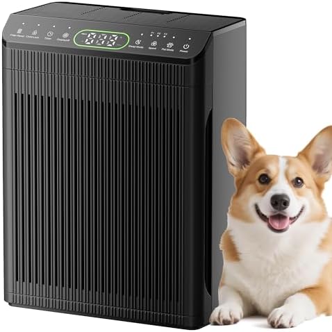Air Purifiers for Bedroom Large Room Up to 2200 Ft², with Washabl...