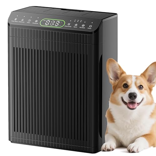 Air Purifiers for Home Large Room up to 2200sq.ft with Washable Filters, EVALIT Air Purifier for...