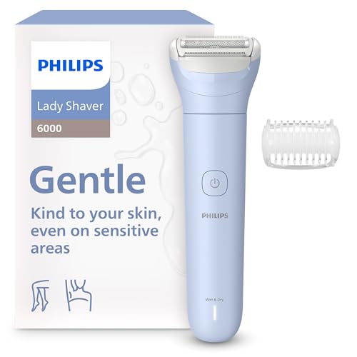 Philips Lady Shaver Serie 6000 - Rasoio senza filo, Wet &...