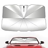 Car Windshield Sun Shade Umbrella, Car Windscreen Cover, 360° Rotation Foldable Front Windscreen Sun Shade Protector for Cars Trucks SUV(140 x 80CM)