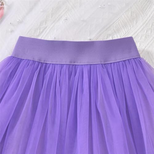Image of 4th Birthday Outfit Girl,4 Year Old Fourth Four Shirt Skirt Outfit for Toddler Girls