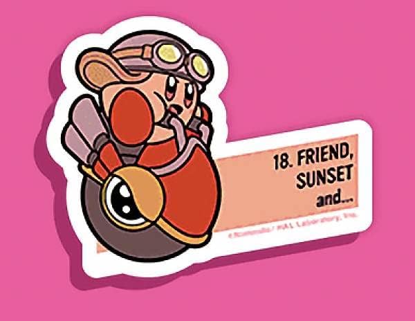 Amazon 18 友と夕陽と 星のカービィ 30th ダイカットステッカーセット アニメ 萌えグッズ 通販