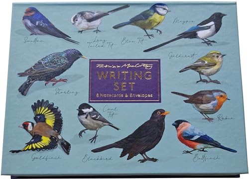 Birds Notecards and Envelope Set - Designed by Patricia MacCarthy