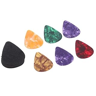 Ensemble de médiators de guitare, kit de support de médiator portable en sac EVA facile à coller pour la pratique de… - Les Beatles, Paul McCartney, John Lennon, RIngo Starr, George Harrison Ensemble de médiators de guitare, kit de support de médiator portable en sac EVA facile à coller pour la pratique de… – Image 3