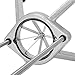 Happybuy 8-Section Commercial Easy Wedger Stainless Steel Blade Fruit Lime Slicer, Lemon Cutter 8 Wedges for Bar Restaurant