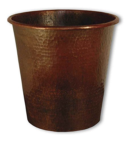 Hand Hammered Waste Basket