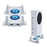 Mcbazel Vertical Stand Cooling Fan for Xbox Series S Cooling Stand with Led Indicator/Two USB Ports(Only for Xbox Series S)