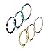 Jstyle 6 Pcs 20G 316L Stainless Steel Nose Ring Hoop Cartilage Hoop Septum Piercing Hypoallergenic 8mm