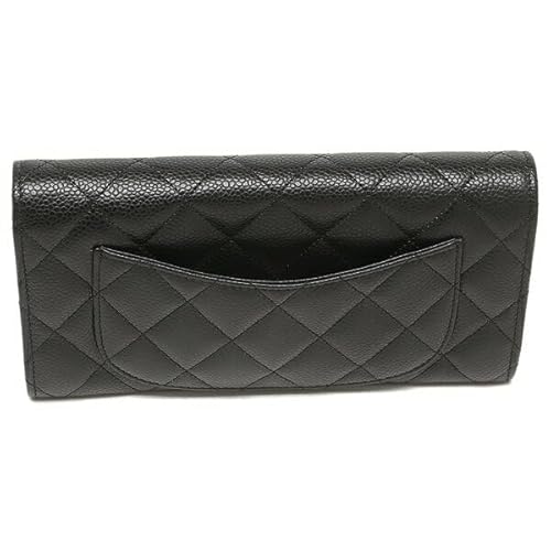CHANEL『フラップウォレットマトラッセブラック（AP0241Y01864C3906）』