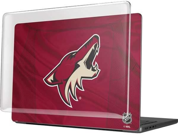 Skinit Case + Skin Compatible with MacBook Pro 14in (2021) - Officially Licensed NHL Arizona Coyotes Home Jersey Design