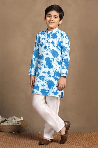 Image of Fashion Dream Boys Cotton Blend Geometric Kurta Pyjama Set|Boy Kurta Set|Kurta Pyjama Set|Ethnic Set|Kurta Pyjama|Ethnic Set|Kurta And Payjama Set|Kurta Set