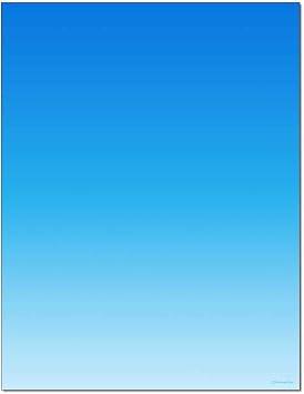 Gradient Colors Letterhead Laser & Inkjet Printer Paper (75 Sheets, Assorted)