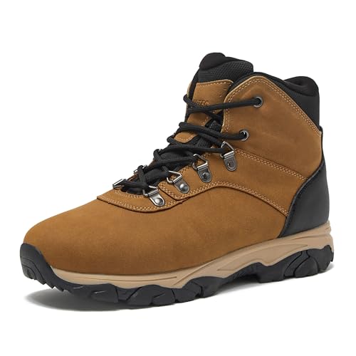 Best Hi-Tec Trekking Boots: Waterproof & Lightweight Options 15 HI-TEC Aspen Mid Waterproof Men's Hiking Boots - Black or Brown, Medium or Wide Lightweight Outdoor Trekking Shoes - Wheat, 10 Medium