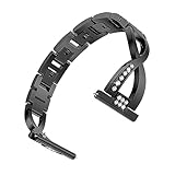 Bracelet de montre Lite x - matériaux en alliage et strass, c'est une usure.