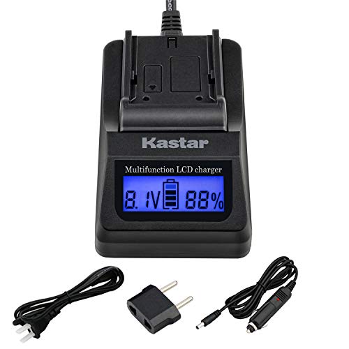 Kastar Fast Charger for Panasonic VW-VBG6 VWVBG6 VBG6 Camcorder Battery and Panasonic AG-AC160A, AG-AC7, AG-AC130A, AG-AC160A, AG-HMC40, AG-HMC70, AG-HMC150, H68, H80, H90, H258, VDR-D50, D58, D310