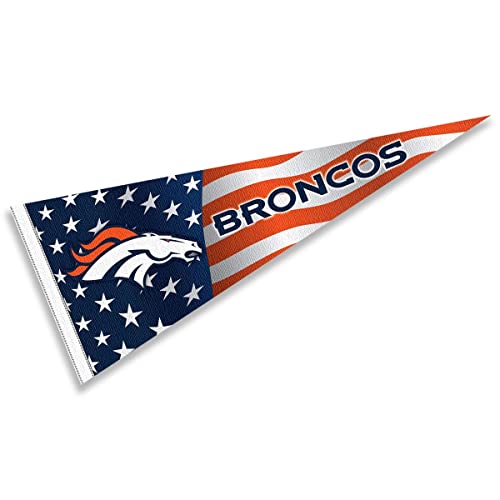 Drapeau Denver Broncos USA pour remplacer les posters fragiles par une bannière en feutre