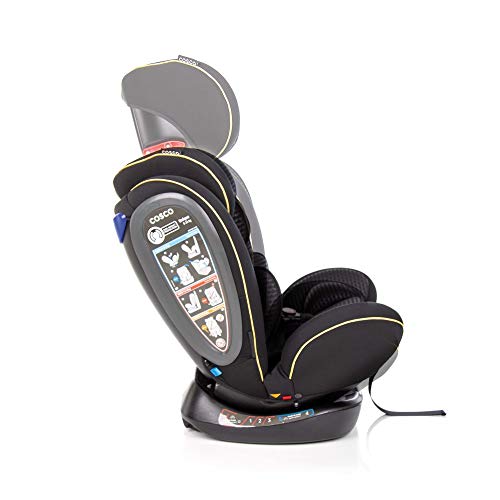 Cosco Kids, Cadeirinha Unique, 0 a 36 kg, Preto Ouro