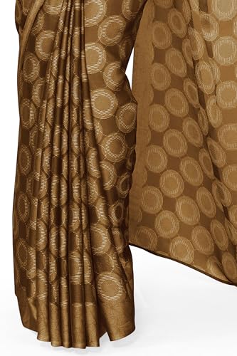Image of MIRCHI FASHION Women Saree Chiffon Flower Print | Breathable Lightweight Sari for Office and Daily Use with Unstitched Blouse Piece (Available in 30 Styles)