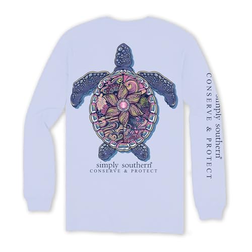 Youth Mandala Shell Track Turtle Long Sleeve T Shirt